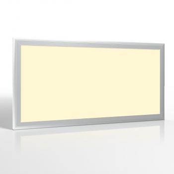 LED Panel 60x30cm 24W 3000K Rahmen silbern