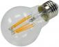 Preview: LED Glühlampe E27, klar 3000k, 860lm, 230V / 8W, warmweiß