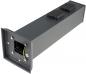 Preview: Steckdosensäule 4-fach, IP44, Anthrazit 250V~/ 16A, 13x13x40cm