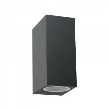 Außenleuchte UP&DOWN eckig für GU10 IP54 schwarz