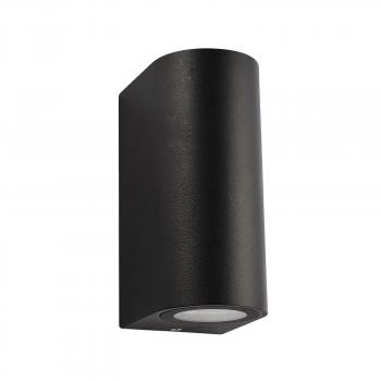 Außenleuchte Wandleuchte UP&DOWN rund für GU10 IP54 schwarz