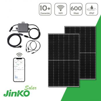 Balkonkraftwerk Komplettpaket 760 Wp JinkoSolar inkl. 600 W Deye Wechselrichter