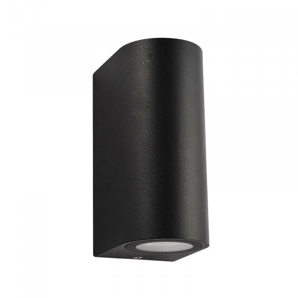 Außenleuchte Wandleuchte UP&DOWN rund für GU10 IP54 schwarz
