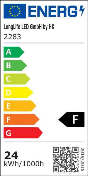 LED Panel 60x30cm 24W 3000K Rahmen silbern